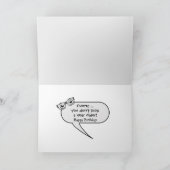 めがねを通して覗くチムンク カード (内部)