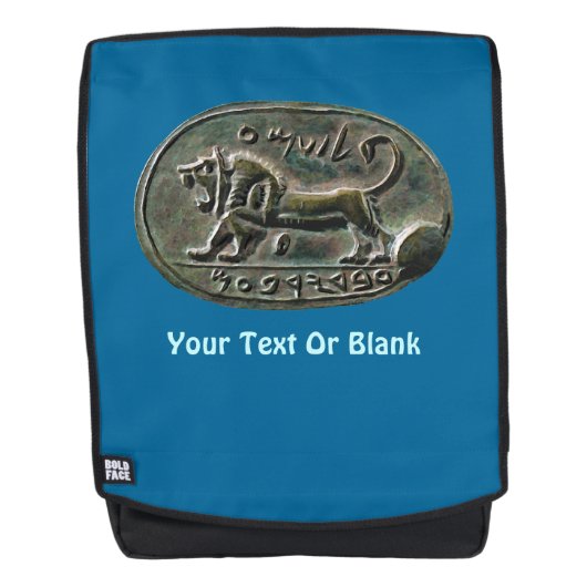 めぎ頭シール バックパック (正面)