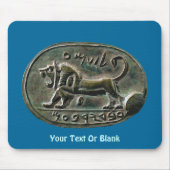 めぎ頭シール マウスパッド (正面)