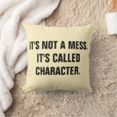 「めちゃくちゃじゃない。キャラクターだ」 クッション (ブランケット)