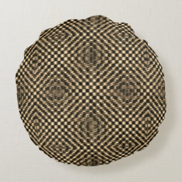 めちゃくちゃで汚いネタ茶色のチェスが互いに打ち勝つ ラウンドクッション