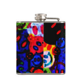 めちゃくちゃな幸せ顔 フラスク (裏面)