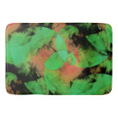 めちゃくちゃな重ね合わせのサーモングリーンらせん状T バスマット (正面)