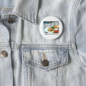 めちゃくちゃ複雑な炭水化物 面白いギフト & Tシャツ 缶バッジ (インサイチュ)