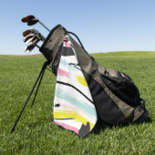 めちゃくちゃ ゴルフタオル (グリーン)