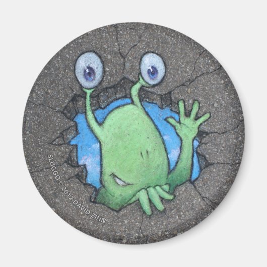 めちゃめちゃに突き破る マグネット (正面)