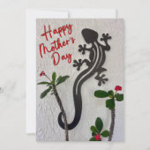 めっこ赤い花と母の日が幸せ シーズンカード (正面)