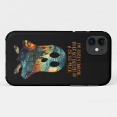 めったに十分でない面白いハロウィーン幽霊 Case-Mate iPhoneケース (裏面(横))