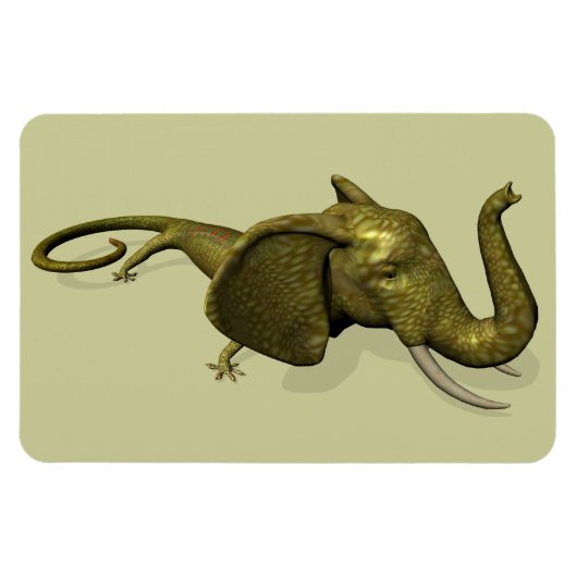 めったに見られない雌雄同体 マグネット (横)