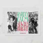 めったに…常に明るい祝日の写真 シーズンカード (正面/裏面)