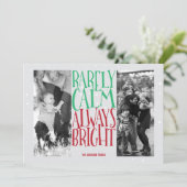 めったに…常に明るい祝日の写真 シーズンカード (スタンド正面)