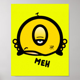 めっ(&カッコいい片目の丸いもの) ポスター