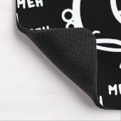めっ(&カッコいい片目の丸いもの) マウスパッド (コーナー)