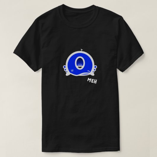 めっ(&カッコいい片目の丸いもの) Tシャツ (デザイン正面)
