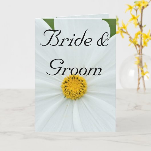 めでたい花 カード (黄色い花)