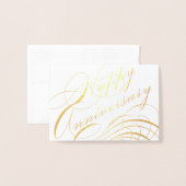 めでたい記念日が盛り上がる 箔カード (封筒付き正面)