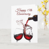 ***めでたい15周年記念***夫婦カード カード (黄色い花)