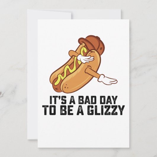 めまいがするのは残念な日だ 招待状 (正面)