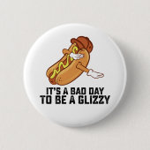 めまいがするのは残念な日だ 缶バッジ (正面)