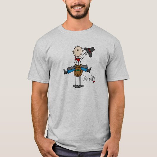 めまいがする上りのカウボーイのTシャツおよびギフト Tシャツ (正面)