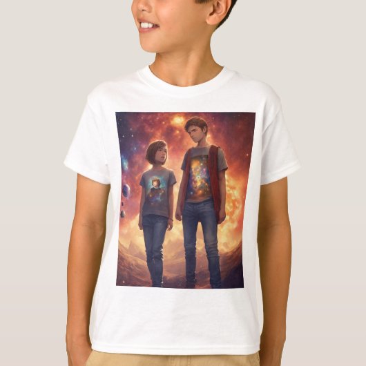 めまいティーハート Tシャツ (正面)