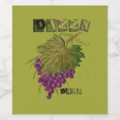 めまいワイン ワインラベル (シングルラベル)