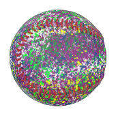 めまい（ばちゃばちゃ）跳ねる 野球ボール (正面左)