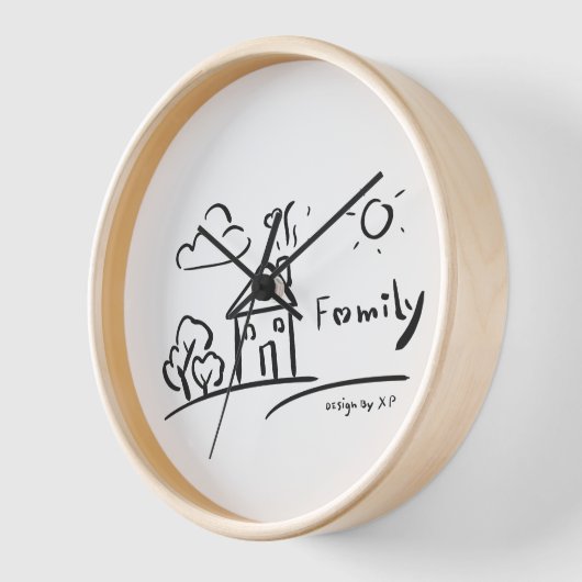 めまい 壁時計 (傾斜)