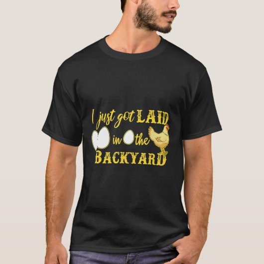 めんどりニワトリニワトリ Tシャツ (正面)