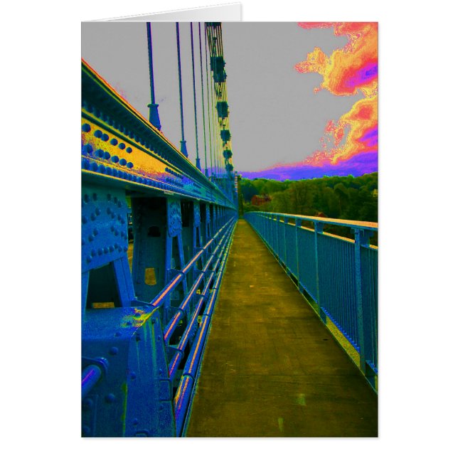 めん井吊橋 (正面)