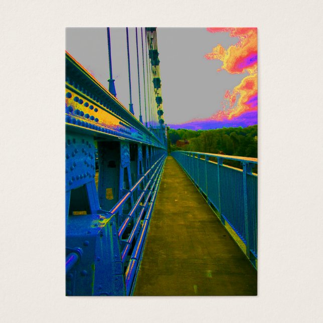 めん井吊橋 (正面)