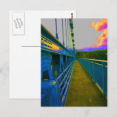 めん井吊橋 ポストカード (正面/裏面)