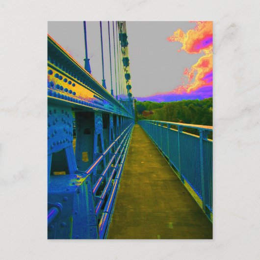 めん井吊橋 ポストカード (正面)