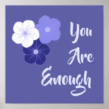 「もういい」紫の花プリント