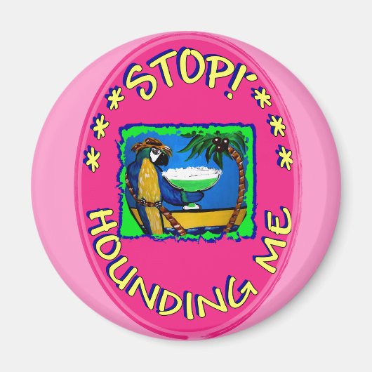 もううんざり マグネット (正面)