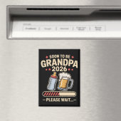 もうすぐおじいちゃんに 2026年ベビー発表 マグネット (インサイチュ (食洗機))