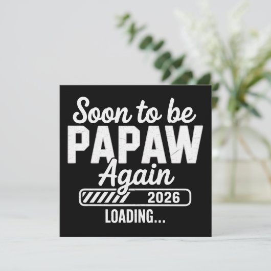 もうすぐおじいちゃんに est. 2026 新しいパパに 招待状 (スタンド正面)