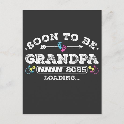 もうすぐおじいちゃん2025 ロード中 ポストカード (正面)