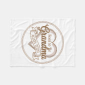 もうすぐおばあちゃん再び 2026 妊娠ロード フリースブランケット (正面(横))