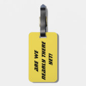 もうすぐそこだ！ラゲッジタグ ラゲッジタグ (裏面縦)