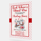 もうすぐの赤ちゃんシャワーを見る アクリルサイン (傾斜)