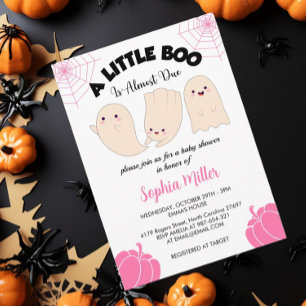 もうすぐハロウィン!ベイビーシャワーパーティーのお知らせ 招待状