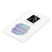 もうすぐパパおもしろいの新しいシャツ マグネット (左側)