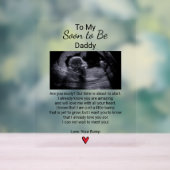 もうすぐパパになる夫への妊娠告知 アクリルサイン (ニュートラル)