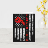 もうすぐパパデビュー！2026年父の日が初めて カード (黄色い花)