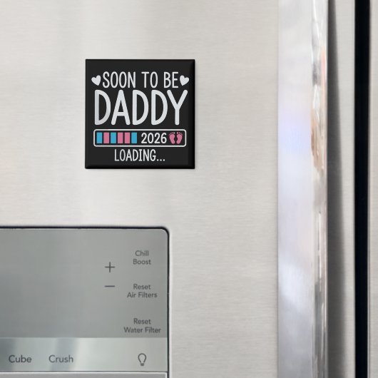 もうすぐパパ2026妊娠発表ロード中 マグネット (インサイチュ (冷蔵庫))