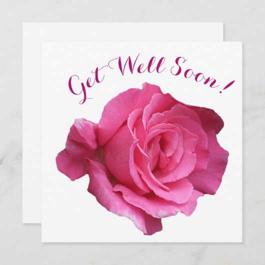 もうすぐピンクかわいらしのバラの美しいフローラ シーズンカード (正面/裏面)