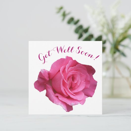 もうすぐピンクかわいらしのバラの美しいフローラ シーズンカード (スタンド正面)