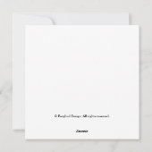 もうすぐピンクかわいらしチューリップ花フローラかわいい シーズンカード (裏面)