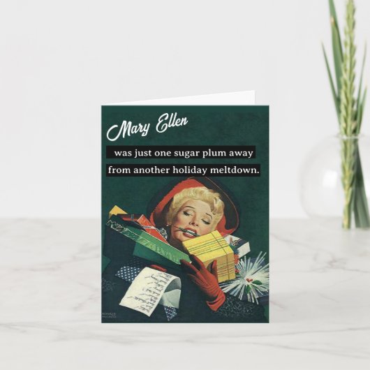 もうすぐホリデーシーズンの大パニック！ シーズンカード (正面)